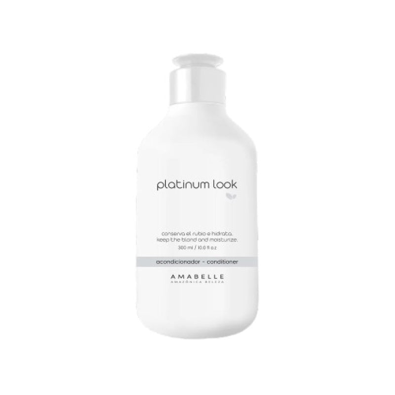 Acondicionador Platinum Look Repara y Matiza el Cabello Rubio - Amazónica Beleza