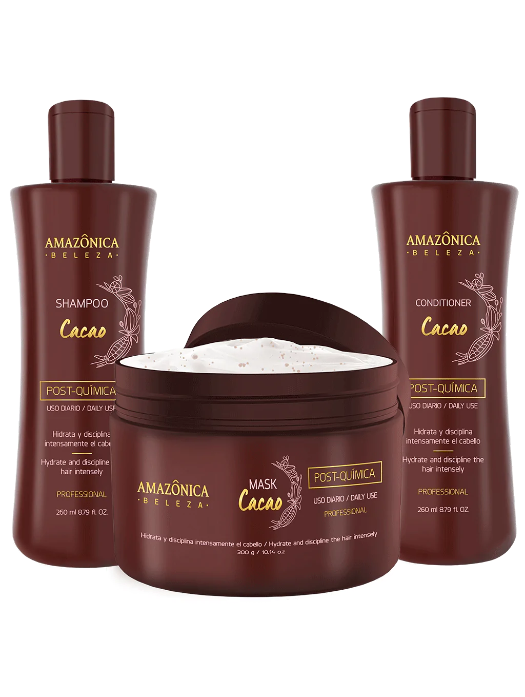Amazónica Beleza -  Kit Post-química Cacao