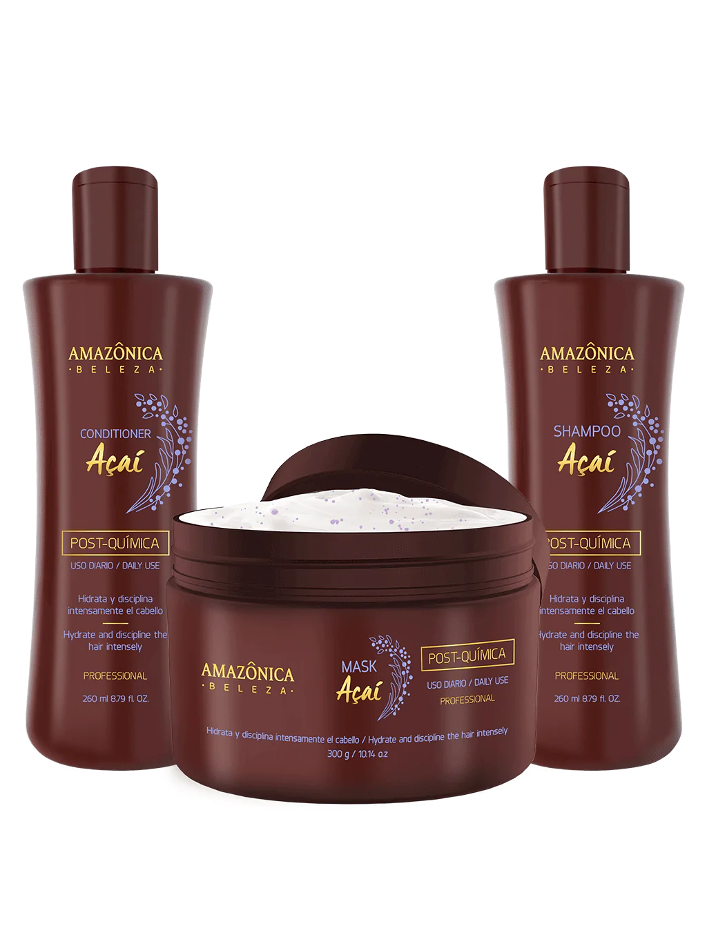 Amazónica Beleza - Kit Post Química Acaí