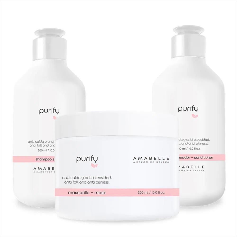 Kit Purify: Anticaida, antioleosidad y nutrición
